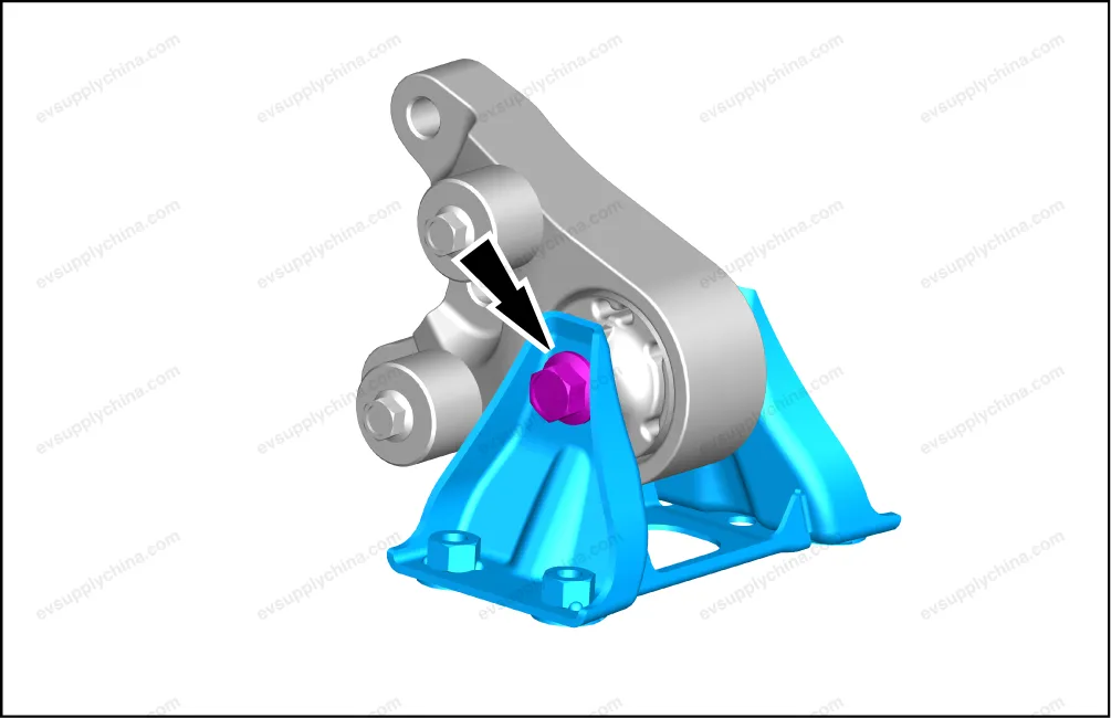 Powertrain left suspension mount assembly — BYD BYD Atto 3 — OE 13252893-00, TA30-1001500A