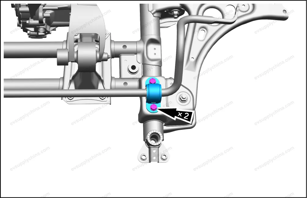 Front stabilizer bar assembly — BYD BYD Atto 3 — OE 13825930-00, SC2E-2906010A-D2