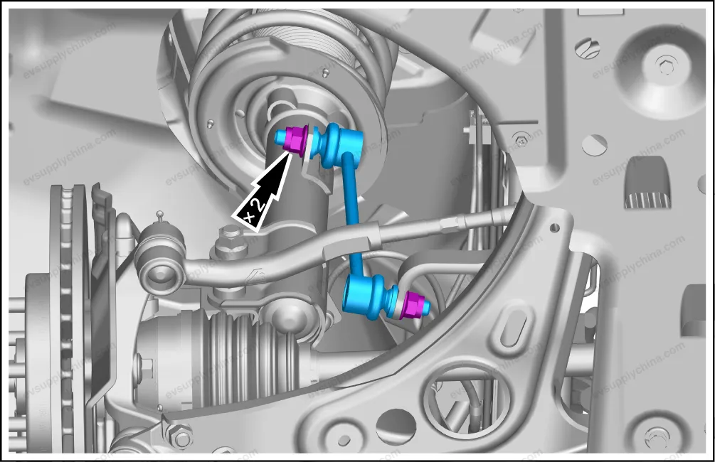 Steering left pull rod outside ball joint assembly — BYD BYD Atto 3 — OE 15106808-00, SC2E-3401120BL-Z1