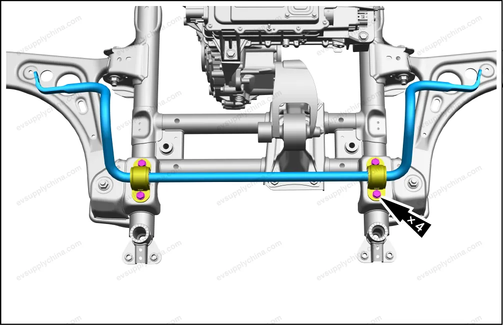 Front stabilizer bar assembly — BYD BYD Atto 3 — OE 13825930-00, SC2E-2906010A-D2