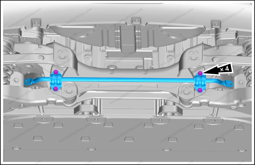 Rear stabilizer bar assembly — BYD BYD Atto 3 — OE 13825929-00, SC2E-2916010A-D2