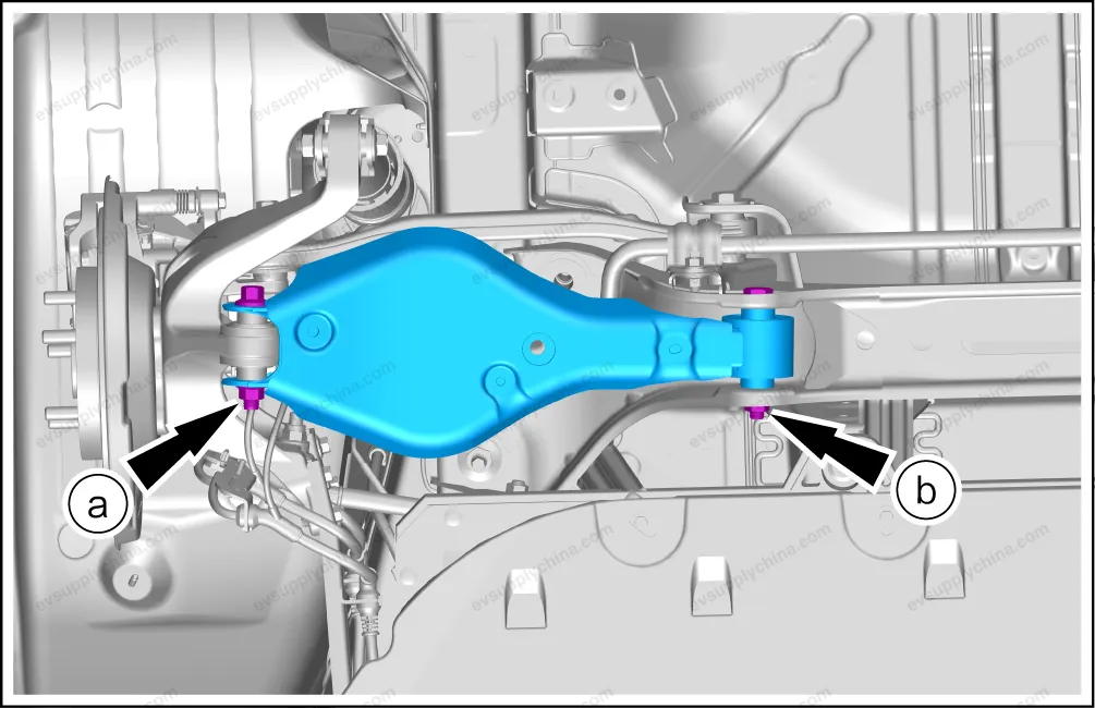 Rear suspension control arm assembly — BYD BYD Atto 3 — OE 13437988-00, SC2E-2914080A