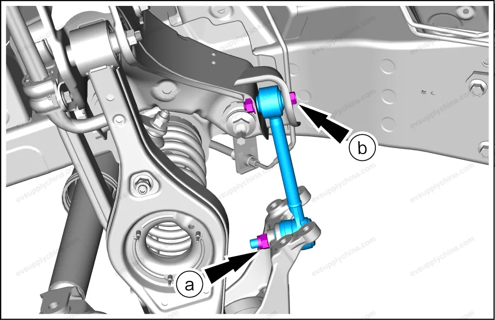 Rear suspension control arm assembly — BYD BYD Atto 3 — OE 13437988-00, SC2E-2914080A