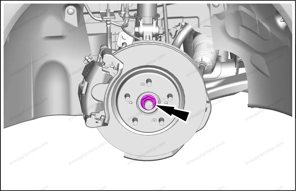 Left front drive half shaft assembly — BYD BYD Atto 3 — OE 13732859-00, SC2EM-2203010B