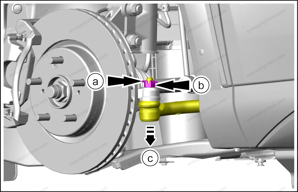 Left front drive half shaft assembly — BYD BYD Atto 3 — OE 13732859-00, SC2EM-2203010B