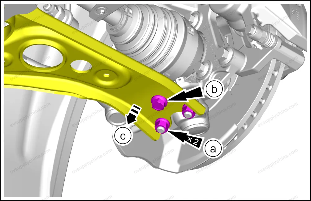 Left front drive half shaft assembly — BYD BYD Atto 3 — OE 13732859-00, SC2EM-2203010B