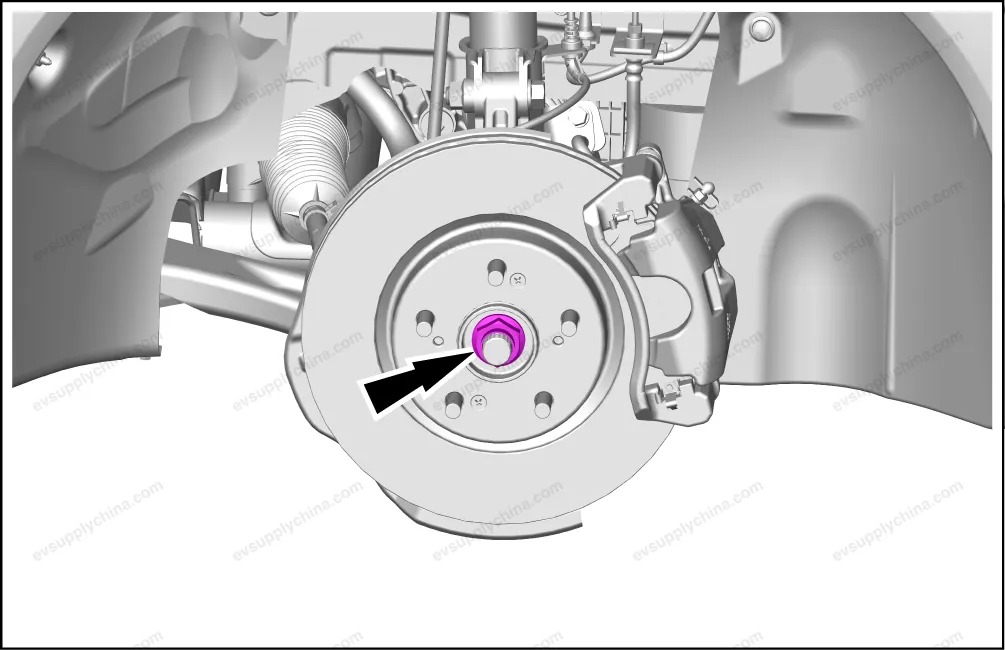 Left front drive half shaft assembly — BYD BYD Atto 3 — OE 13732859-00, SC2EM-2203010B