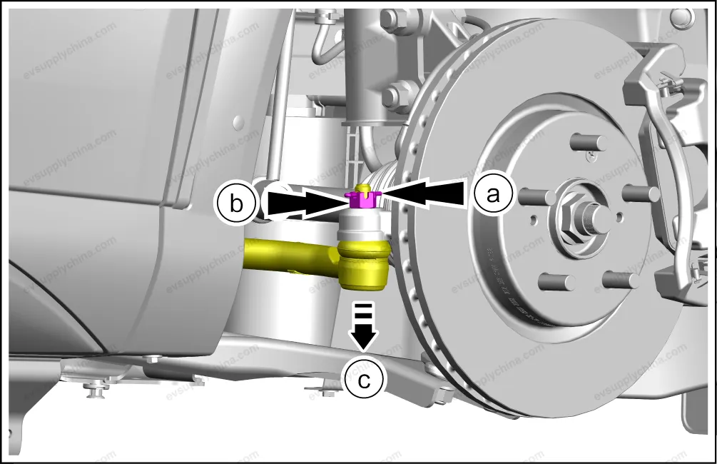 Left front drive half shaft assembly — BYD BYD Atto 3 — OE 13732859-00, SC2EM-2203010B