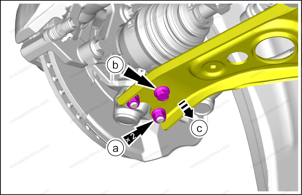 Left front drive half shaft assembly — BYD BYD Atto 3 — OE 13732859-00, SC2EM-2203010B