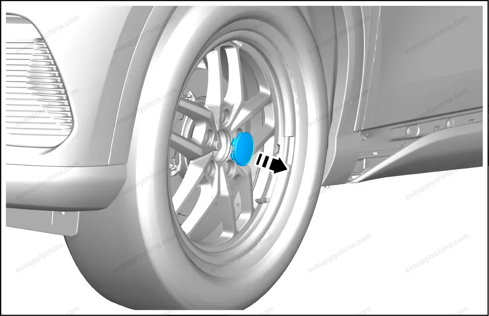 Wheel cover assembly — BYD BYD Atto 3 — OE 14898682-00, TA-3102420X