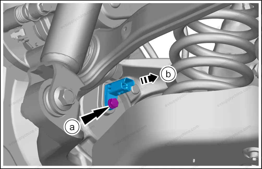 Left rear wheel speed sensor — BYD BYD Atto 3 — OE 13640051-00, EL-3630330A-D6