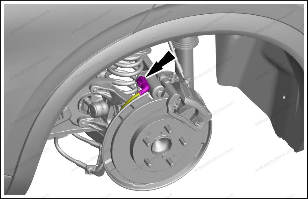 Wheeled EPB motor drive assembly - after-sales package — BYD BYD Atto 3 — OE 13831932-00, TA-3502210C