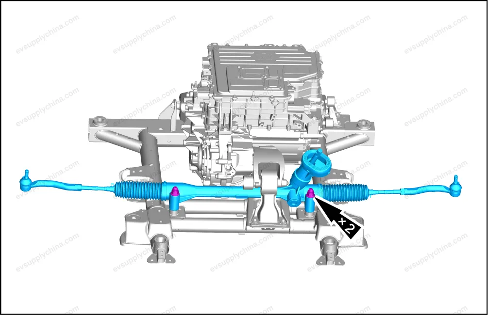 Mechanical steering gear with tie rod assembly — BYD BYD Atto 3 — OE 13427631-00, SC2EM-3401010