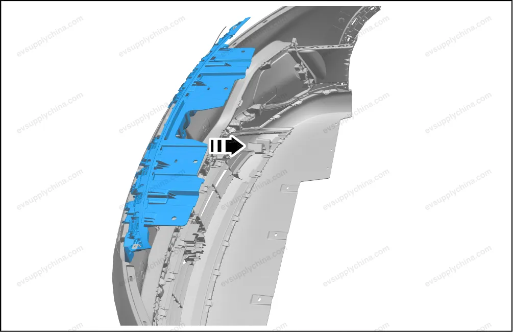 Front bumper left bracket — BYD BYD Atto 3 — OE 13161560-00, SC2E-2803311
