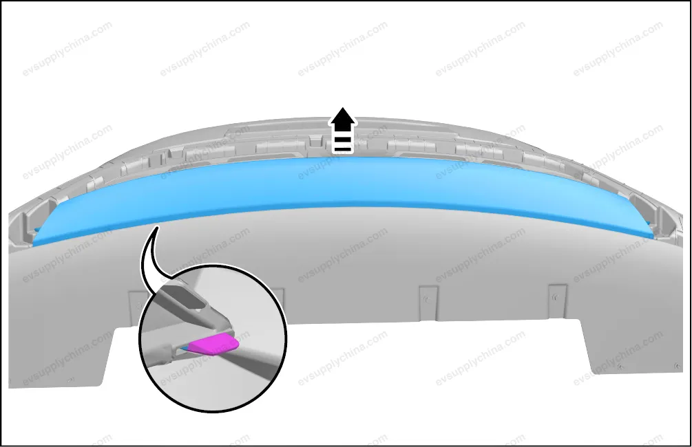 Front bumper lower trim — BYD BYD Atto 3 — OE 13161565-00, SC2E-2803116