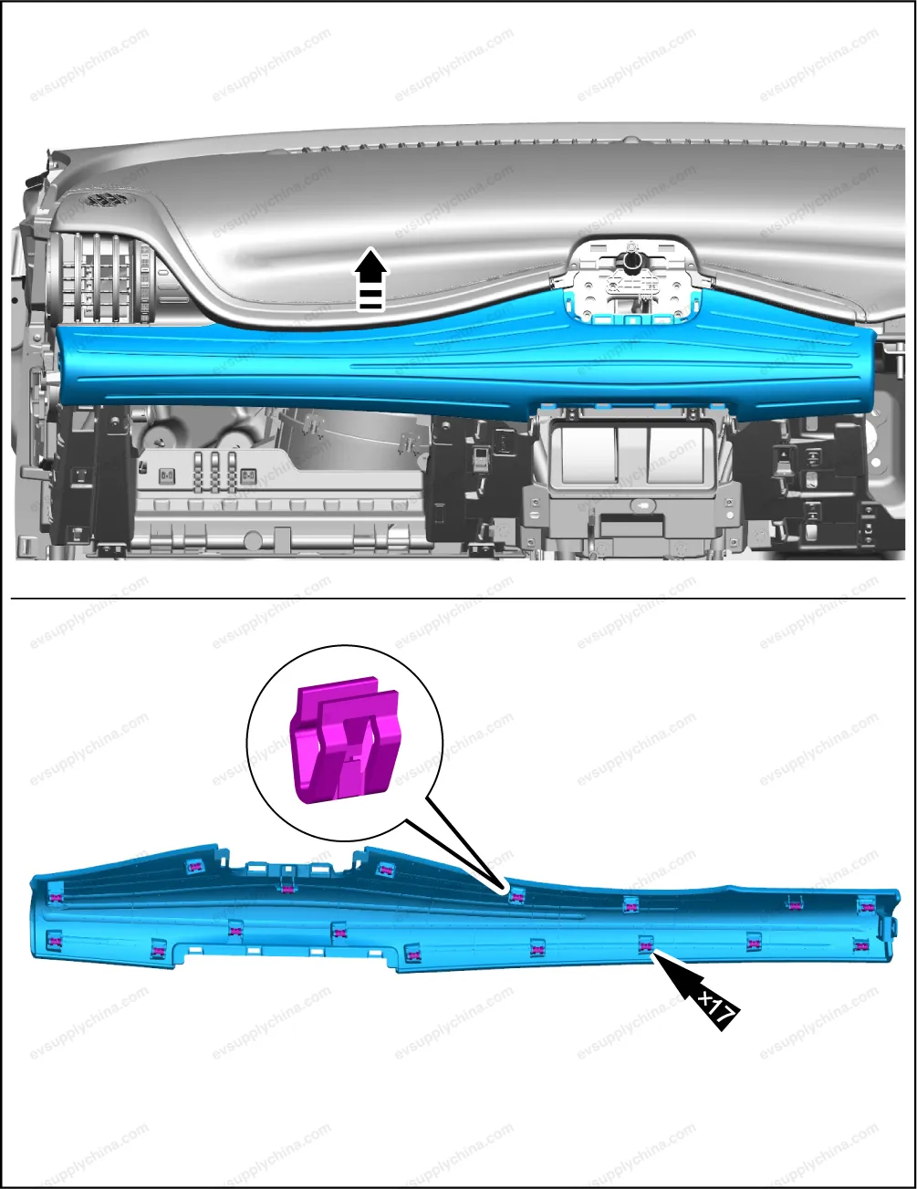 Spoiler left trim panel assembly — BYD BYD Atto 3 — OE 13222057-00, SC2E-5614130