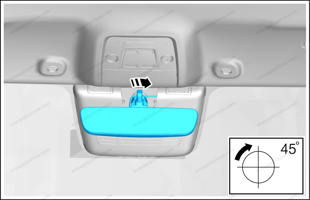 Left exterior rearview mirror assembly — BYD BYD Atto 3 — OE 14956719-00, SC2EM-8202100-E2
