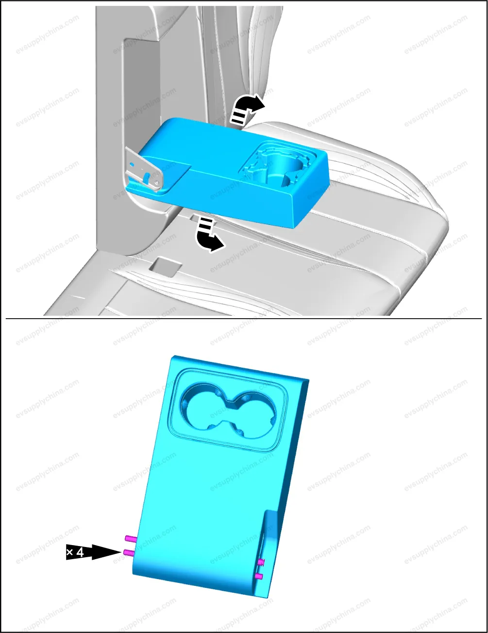 Rear and center three-point seat belt assembly — BYD BYD Atto 3 — OE 13465330-00, SC2EM-5812040