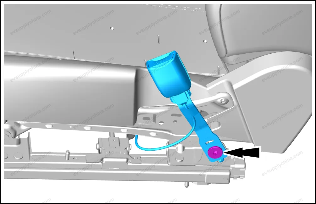 Right front seat belt assembly — BYD BYD Atto 3 — OE 13465320-00, SC2EM-5811020