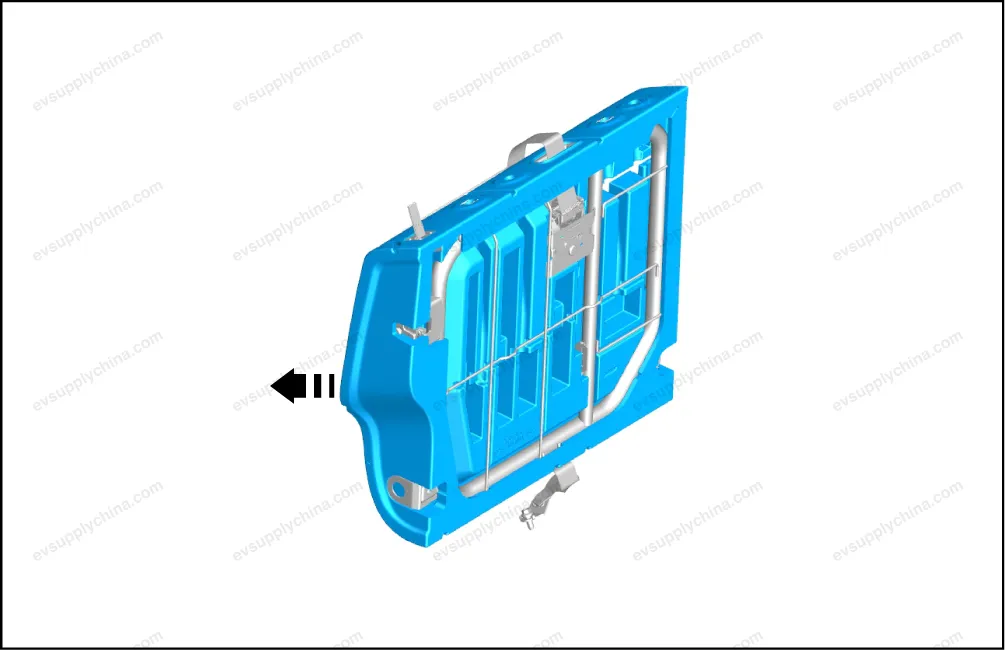 Rear and center three-point seat belt assembly — BYD BYD Atto 3 — OE 13465330-00, SC2EM-5812040