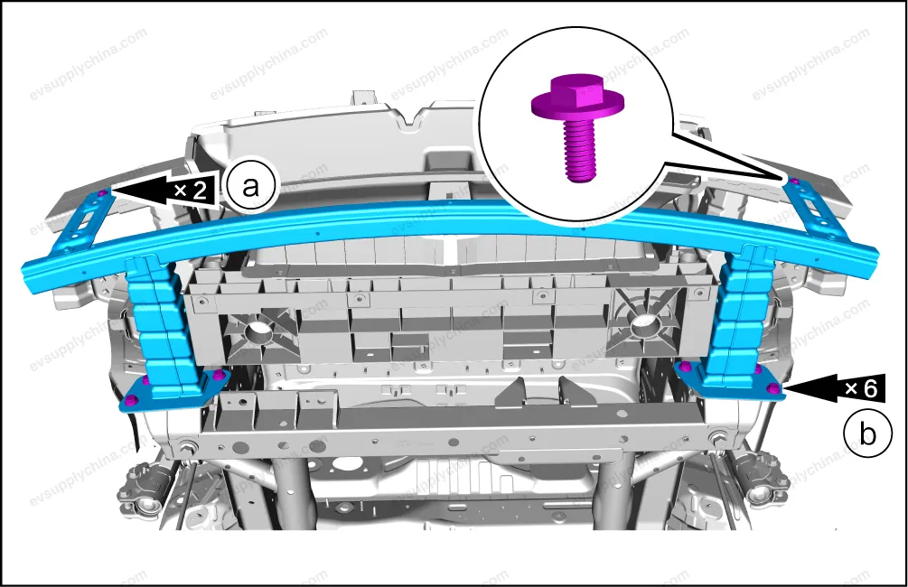 Fully enclosed deflector assembly — BYD BYD Atto 3 — OE 15480080-00, SC2E-5302490M-D1