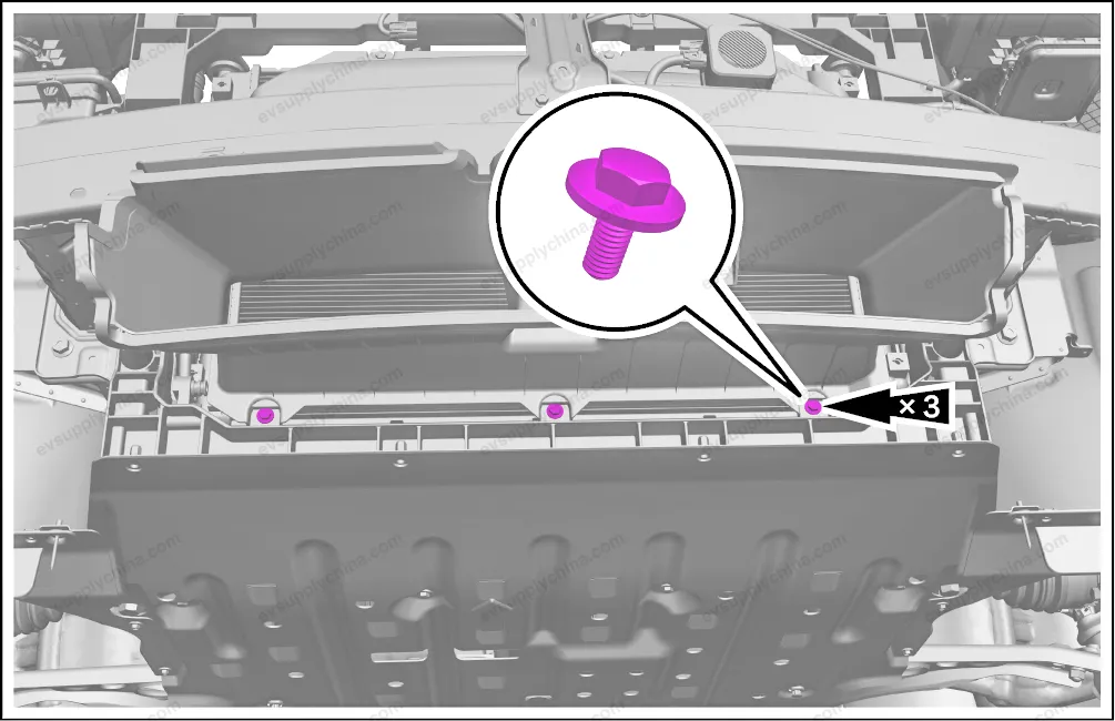 Fully enclosed deflector assembly — BYD BYD Atto 3 — OE 15480080-00, SC2E-5302490M-D1