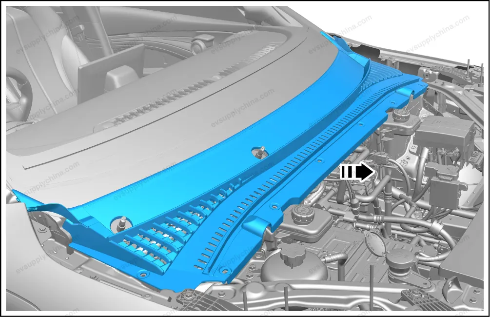 Ventilation cover assembly — BYD BYD Atto 3 — OE 13455939-00, SC2EM-5302100