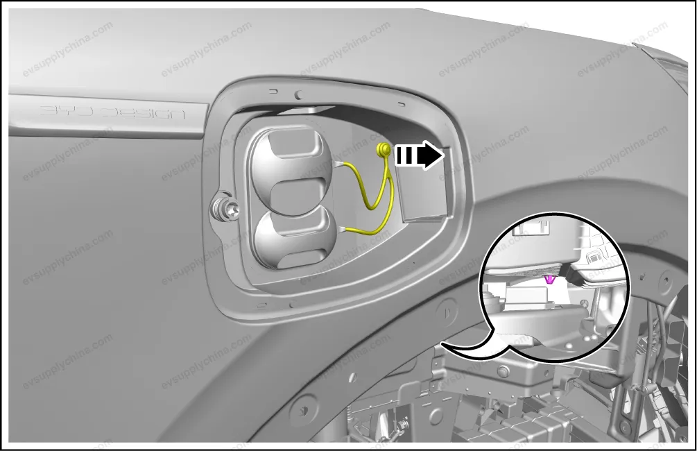 Charging port light — BYD BYD Atto 3 — OE 10983083-00, e6U-4115100