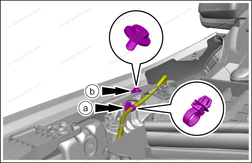 Right fender undermount bracket — BYD BYD Atto 3 — OE 13623625-00, SC2E-5401242Q/77
