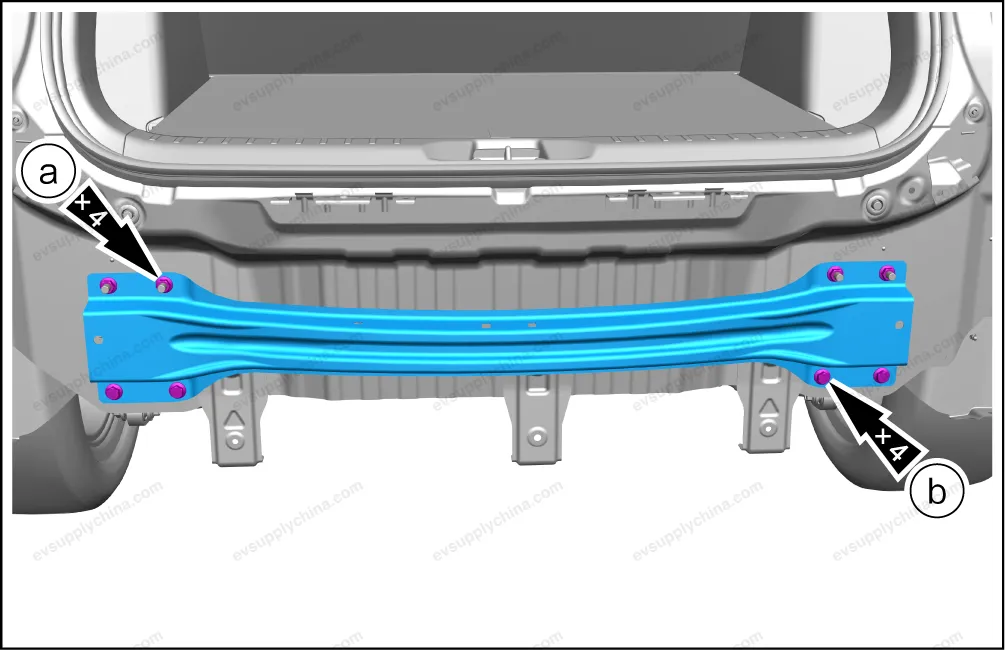 Rear bumper beam — BYD BYD Atto 3 — OE 13777448-00, SC2E-8400211Z/77