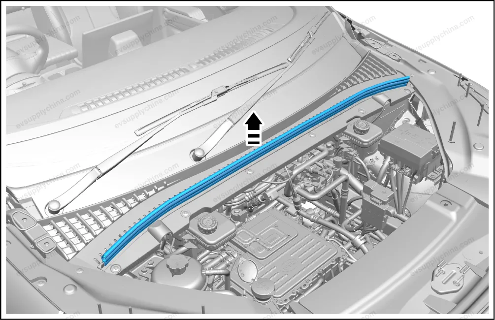 Ventilation cover assembly — BYD BYD Atto 3 — OE 13455939-00, SC2EM-5302100