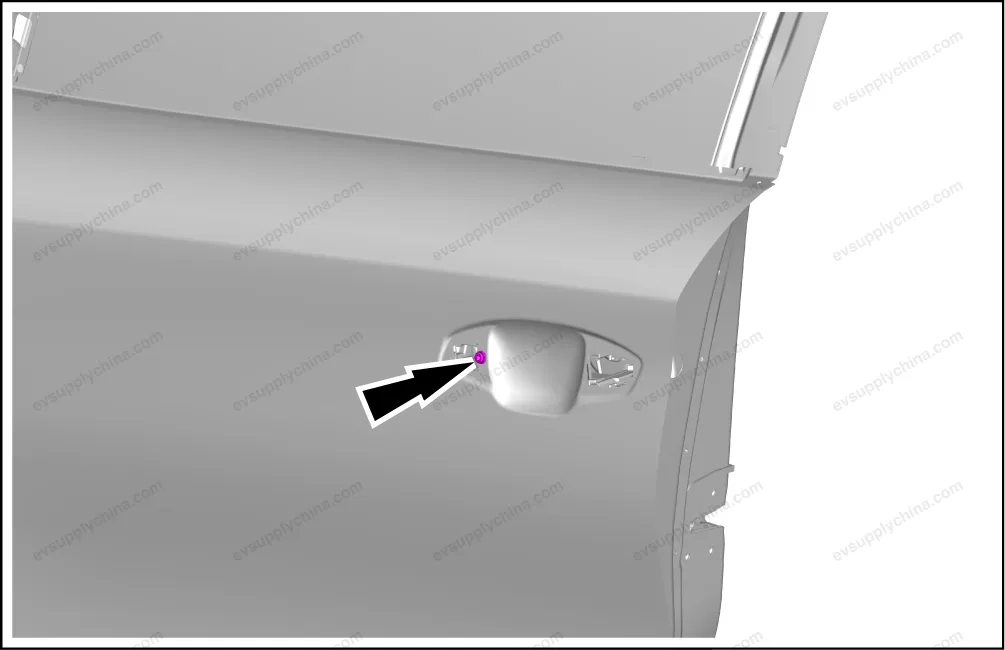 Left front door handle assembly — BYD BYD Atto 3 — OE 13451190-00, SC2EM-6105100