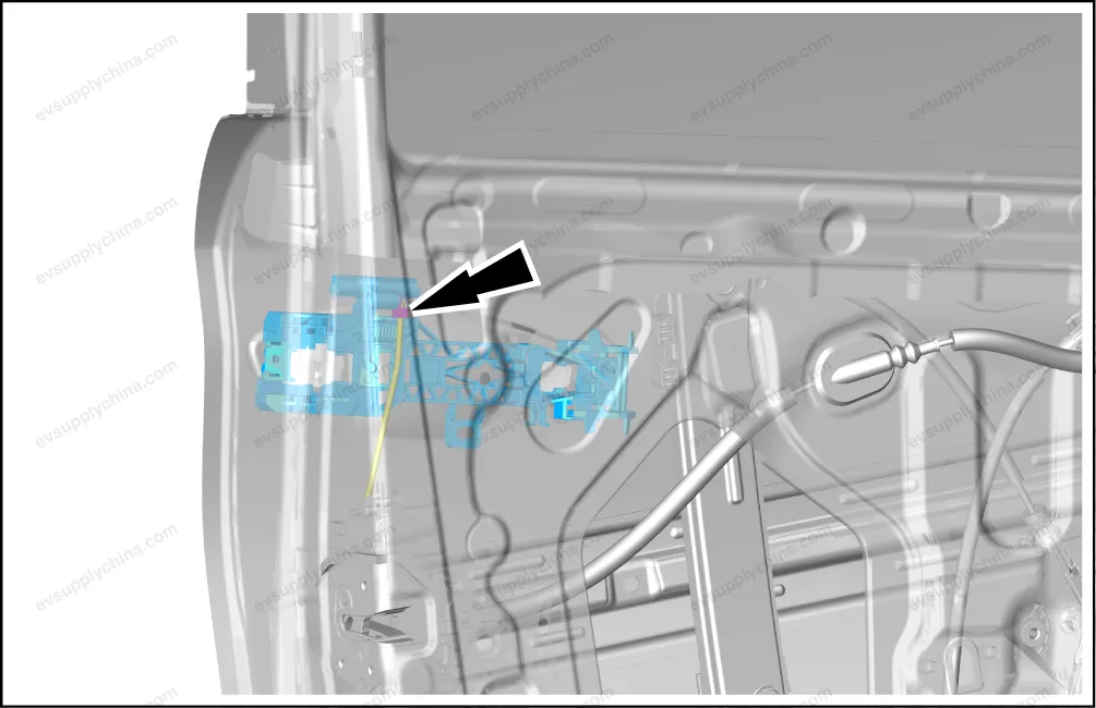 Left front door handle assembly — BYD BYD Atto 3 — OE 13451190-00, SC2EM-6105100