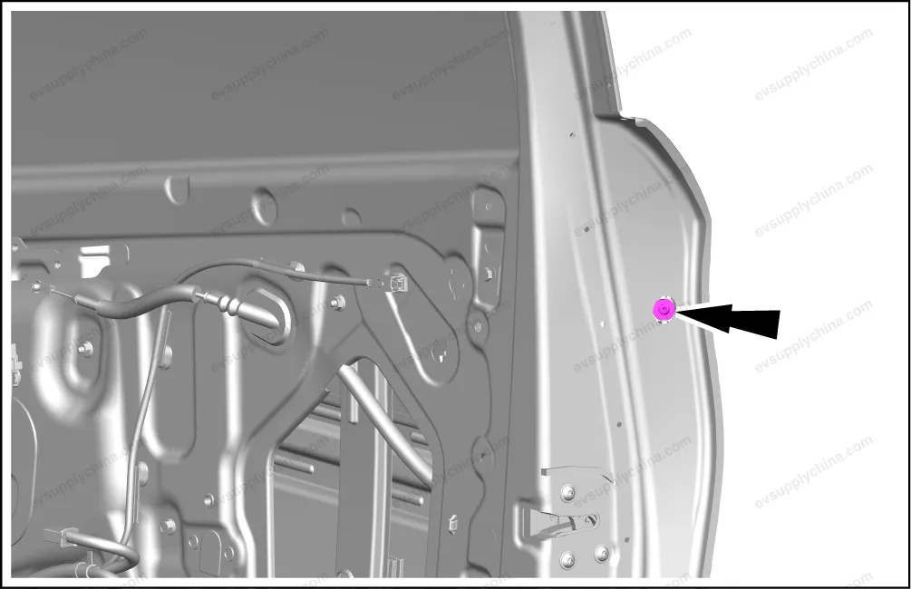 Left front door handle assembly — BYD BYD Atto 3 — OE 13451190-00, SC2EM-6105100
