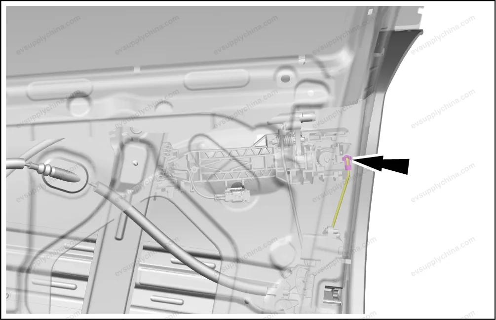 Left front door handle assembly — BYD BYD Atto 3 — OE 13451190-00, SC2EM-6105100