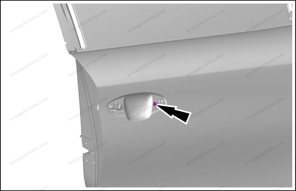 Left front door handle assembly — BYD BYD Atto 3 — OE 13451190-00, SC2EM-6105100