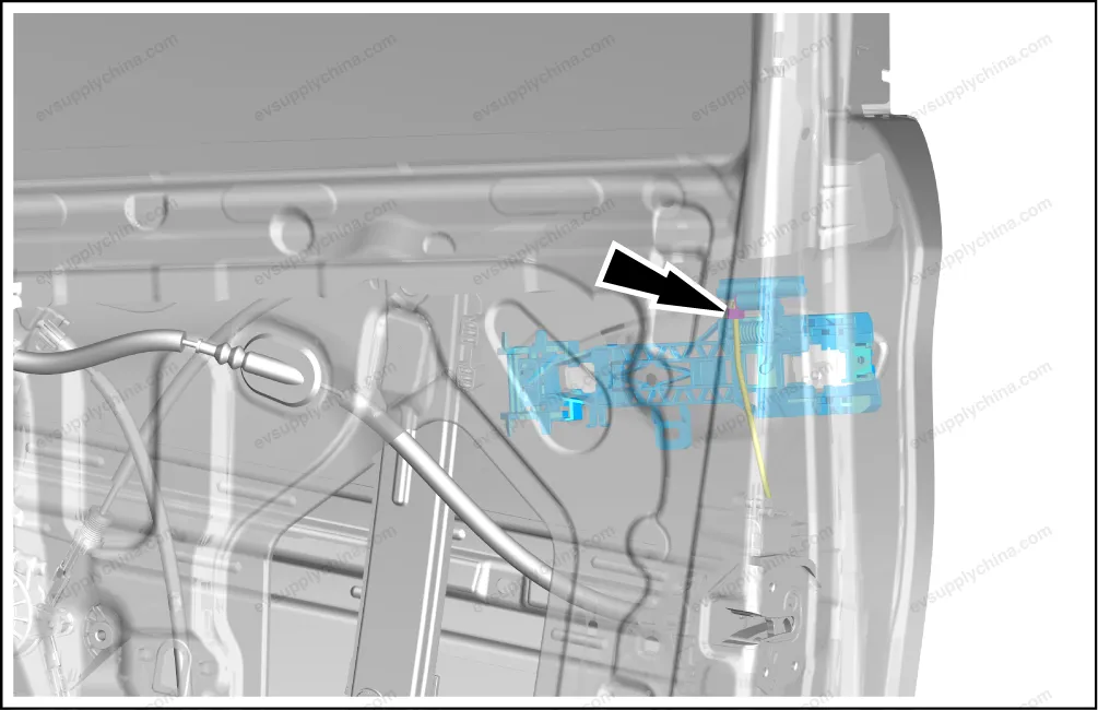 Left front door handle assembly — BYD BYD Atto 3 — OE 13451190-00, SC2EM-6105100
