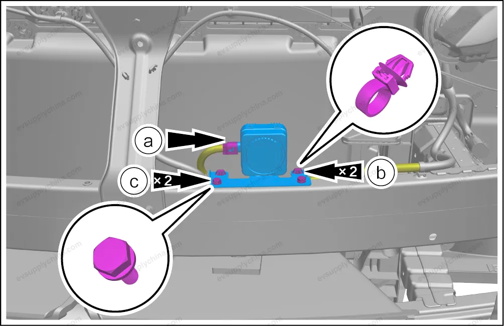 Engine sound simulator — BYD BYD Atto 3 — OE 14806840-00, SC3EA-3778020