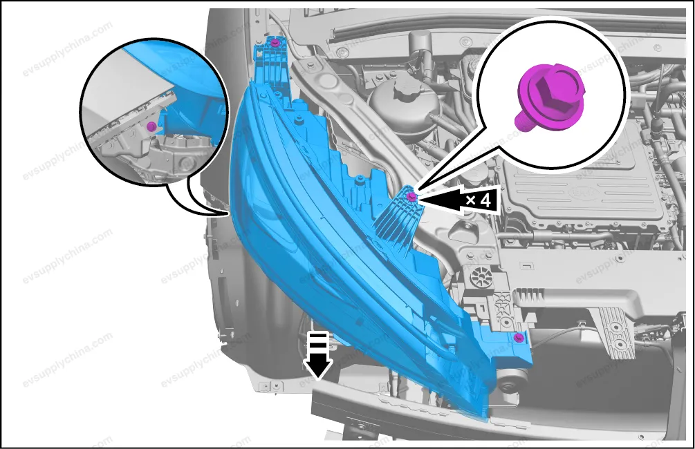 Left combination headlight assembly — BYD BYD Atto 3 — OE 16969227-00, SC2ER-4121010B