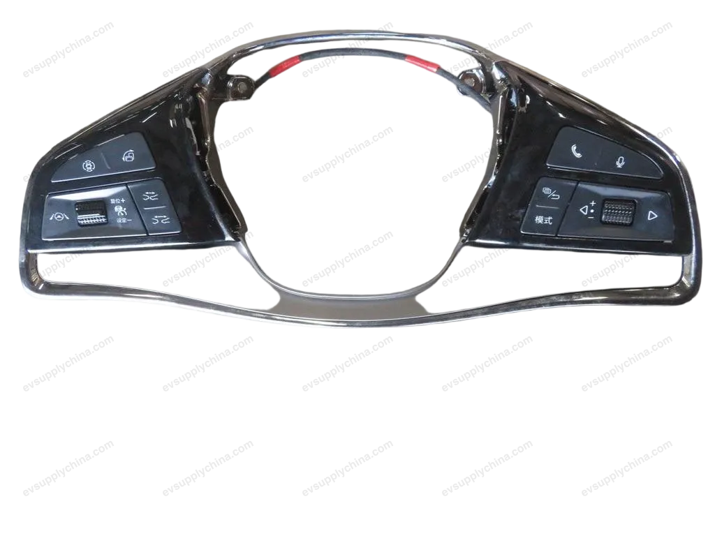Steering wheel switch group-black electroplating — BYD BYD Han DM-i — OE 13566941-00, HC-3402400Q-D1AP