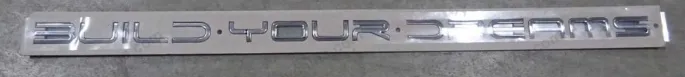 BuildYourDreamsWordmark — BYD BYD Qin EV — OE SA2H-3921970