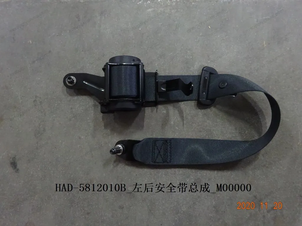 Left rear seat belt assembly — BYD BYD Qin Plus DM-i (Gen 2) — OE 12816478-00, HAD-5812010B