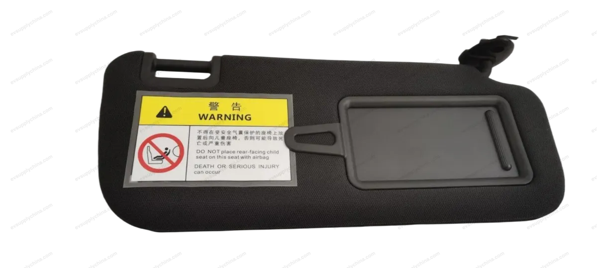 Right sun visor assembly - deep black 5 — BYD BYD Qin Plus EV — OE 13127248-00, HAC-8204020C-00A7
