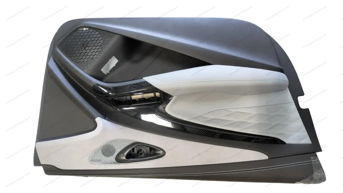 Left front door guard plate assembly - Tahiti blue — BYD BYD Seal — OE 13984337-00, EKEA-6102100C-00LAZ