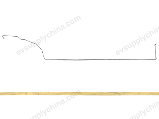 Right Rear Brake Hard Tube II — BYD BYD Sealion 06 EV — OE 14983223-00, UDEA-3506080A