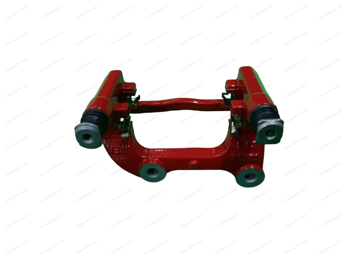 Left rear caliper bracket sub-assembly - Brembo red — BYD BYD Sealion 7 — OE UKEAU-3502005SH-F3RBB