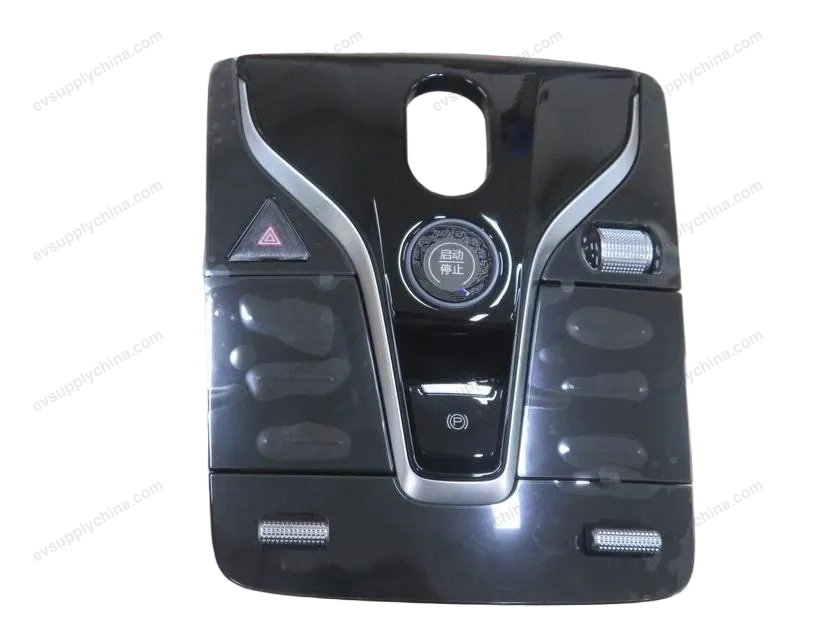 Gear shift mechanism panel assembly - matte electroplating — BYD BYD Tang EV — OE 13082615-00, TA-1703040J-D2E3