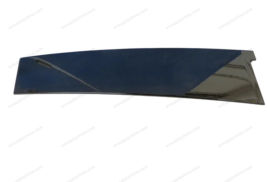 Left rear door front window trim assembly - piano black — BYD BYD Tang EV — OE 12443555-00, ST-5402850-00BX