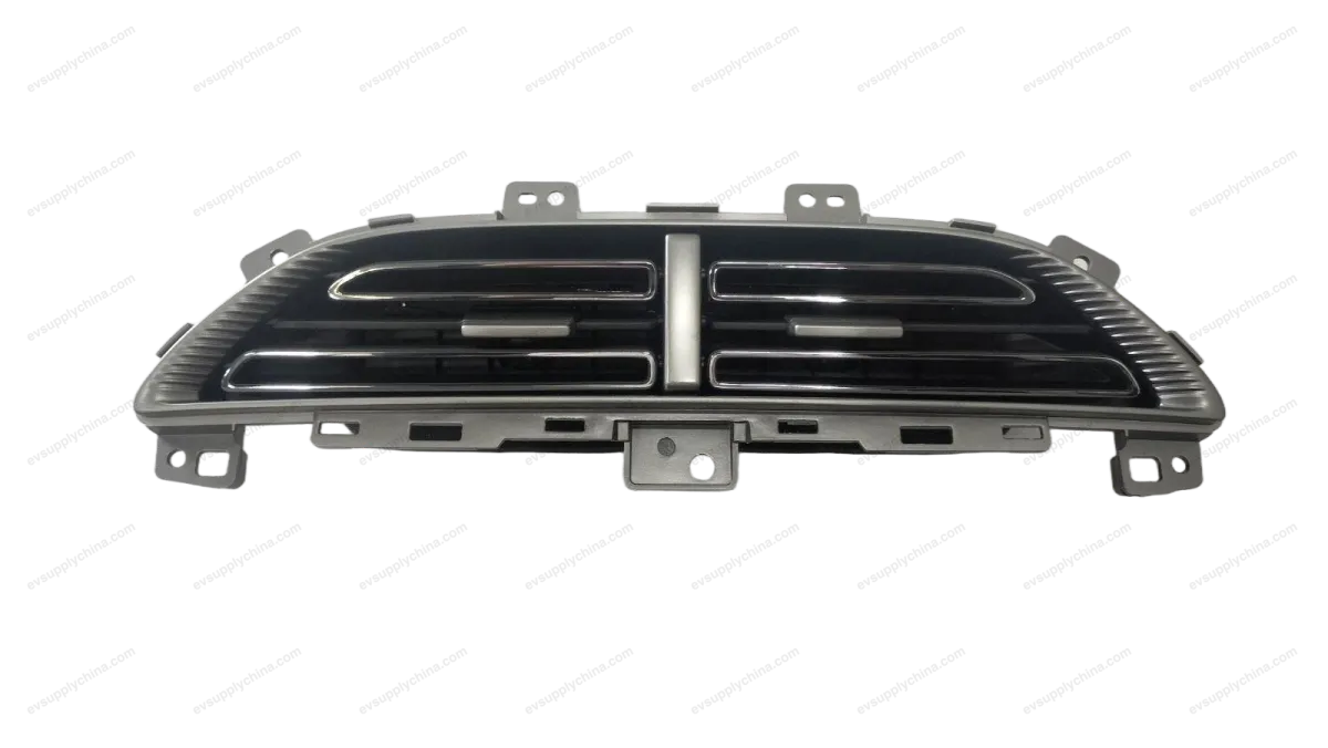 Instrument panel central air vent assembly - imitation matte gold plating — BYD Denza D9 — OE 17730847-00, MRHB-5306590-00EAD