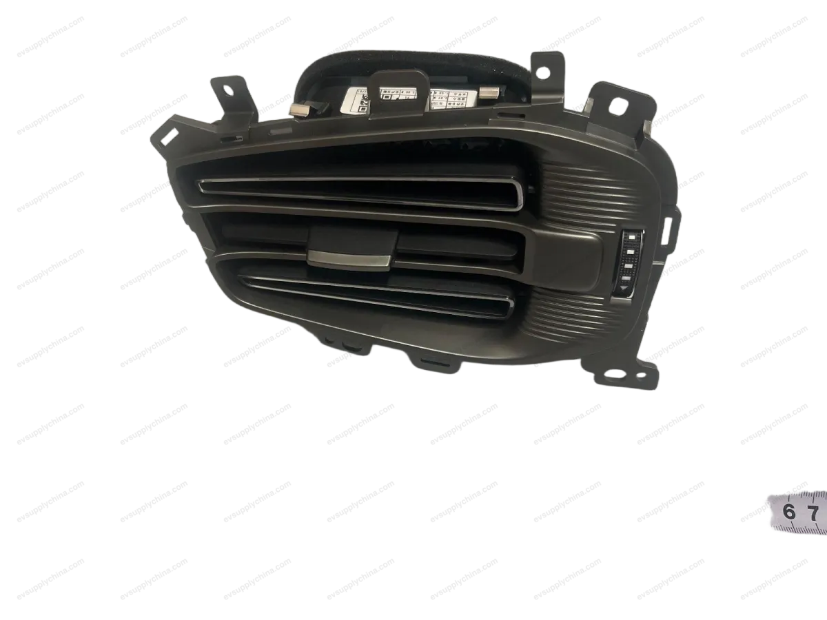 Instrument panel left air vent assembly - imitation matte gold plating — BYD Denza D9 — OE 17730853-00, MRHB-5306300-00EAD